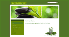 Desktop Screenshot of drjuliemillernd.com